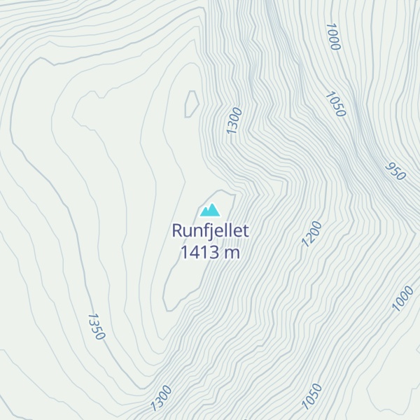 Map of Runfjellet