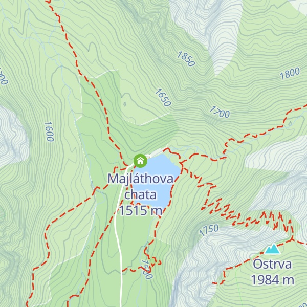 Map of Horský hotel Popradské pleso