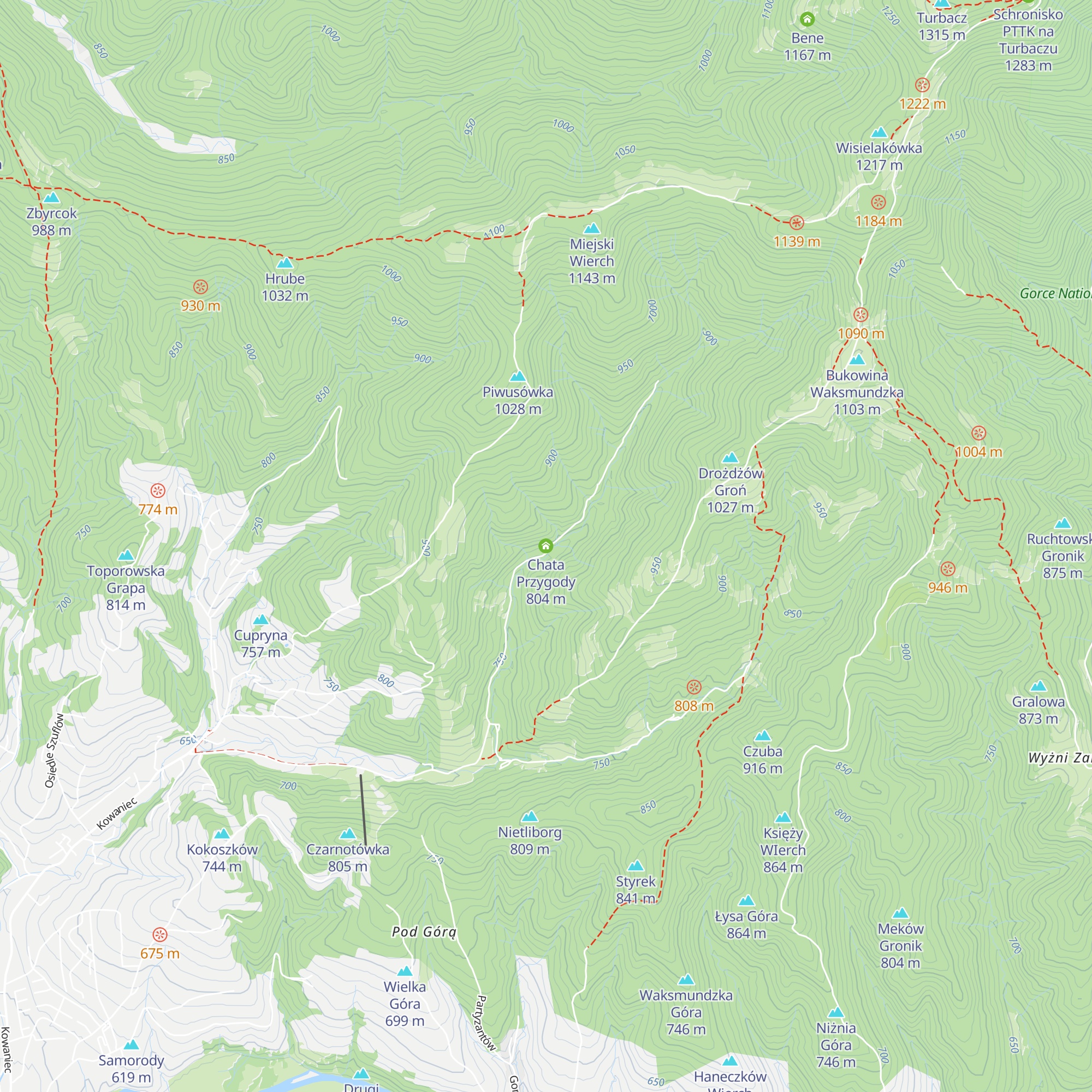 Chata Przygody map