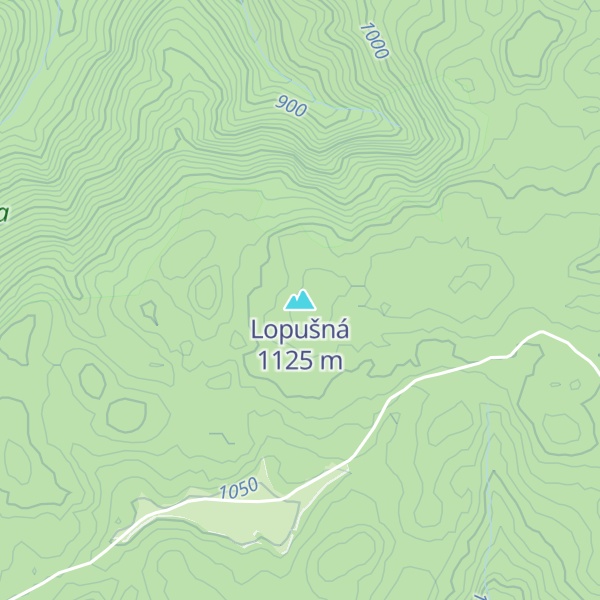 Map of Lopušná