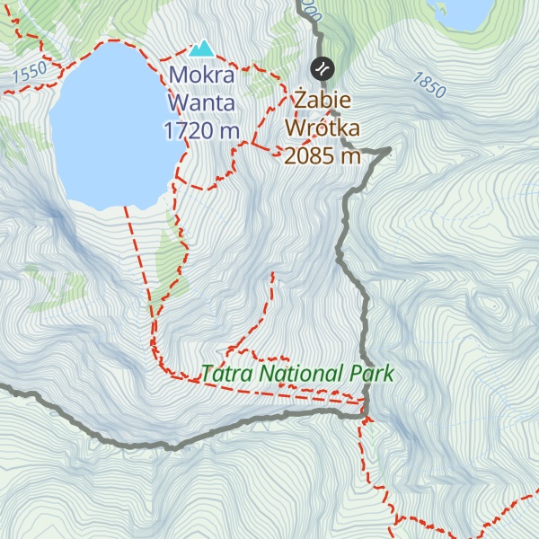 Map of Skrajna Tomkowa Igła