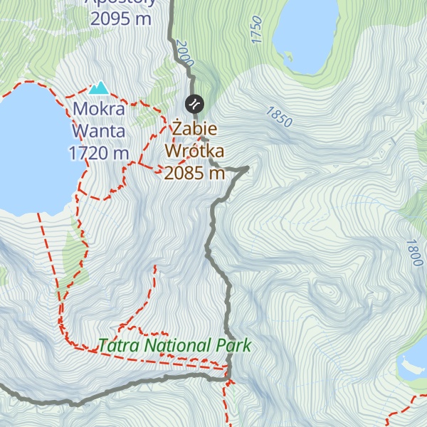 Map of Spadowa Kopa