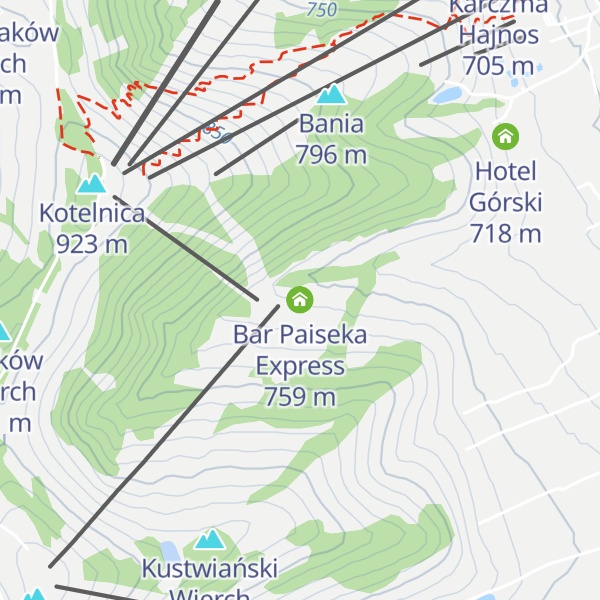 Map of Bar Paiseka Express