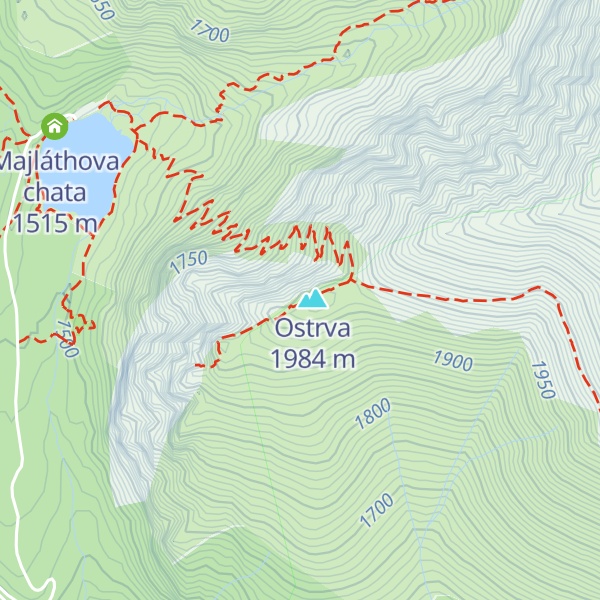 Map of Predná Ostrva
