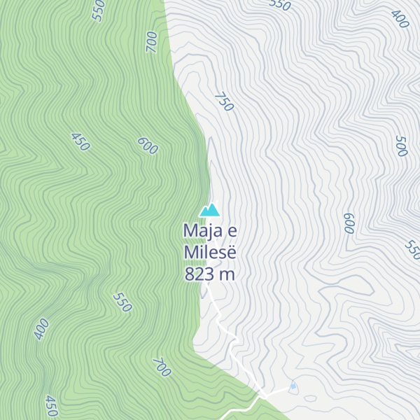 Map of Maja e Milesë