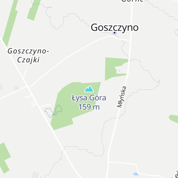 Map of Łysa Góra