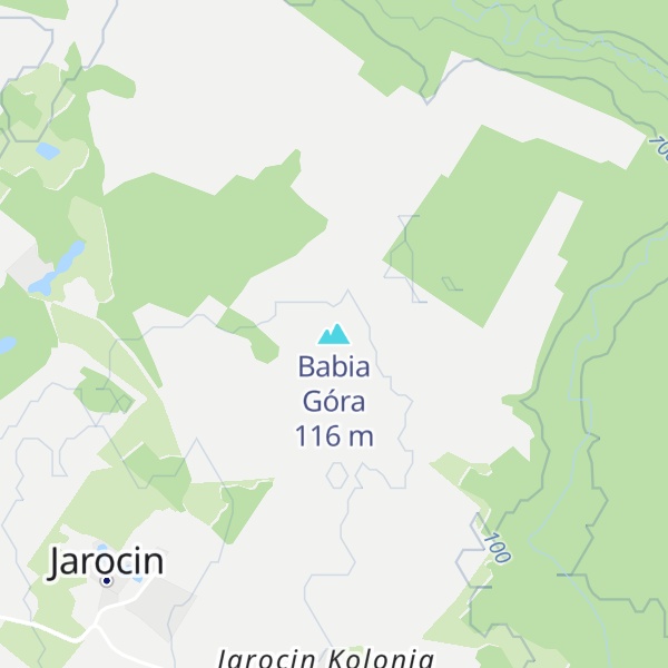 Map of Babia Góra