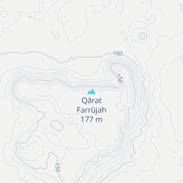 Map of Qārat Farrūjah