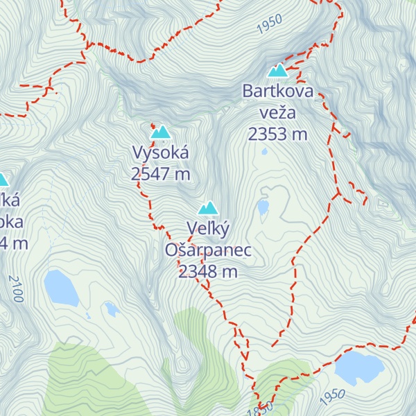 Map of Veľký Ošarpanec