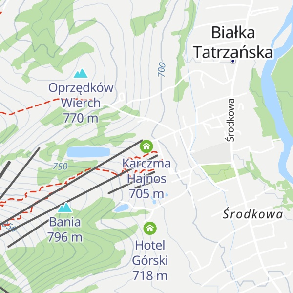 Map of Karczma Hajnos