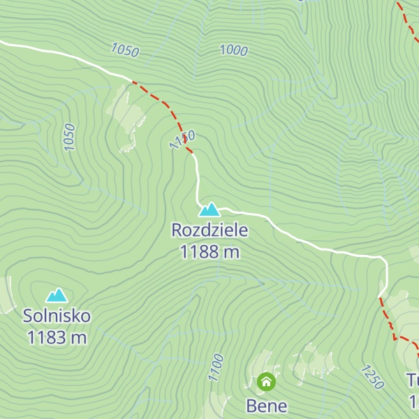 Map of Rozdziele