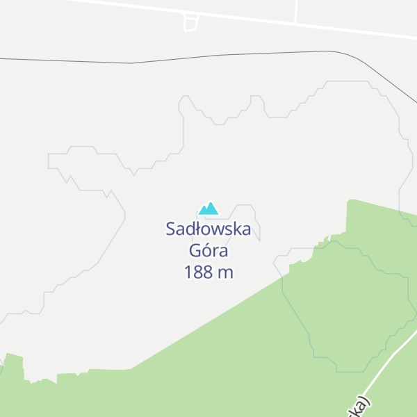 Map of Sadłowska Góra