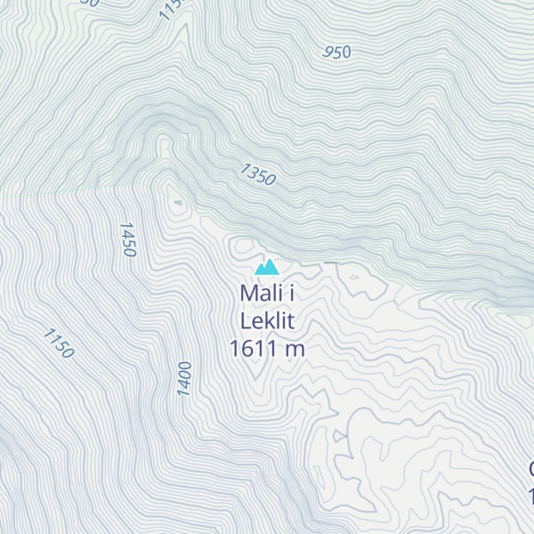 Map of Mali i Leklit