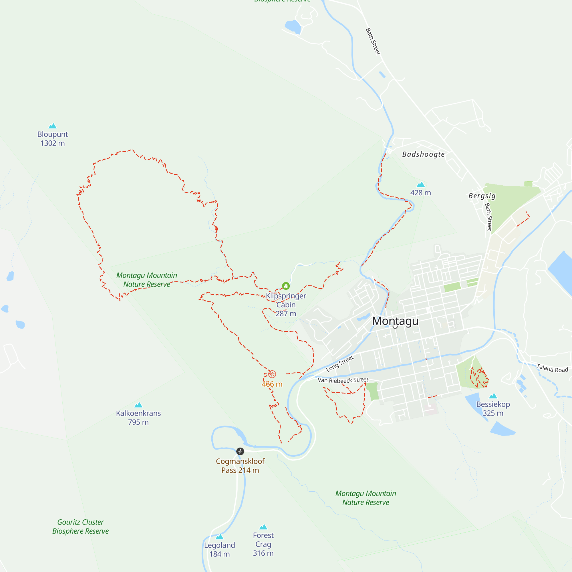 Klipspringer Cabin map