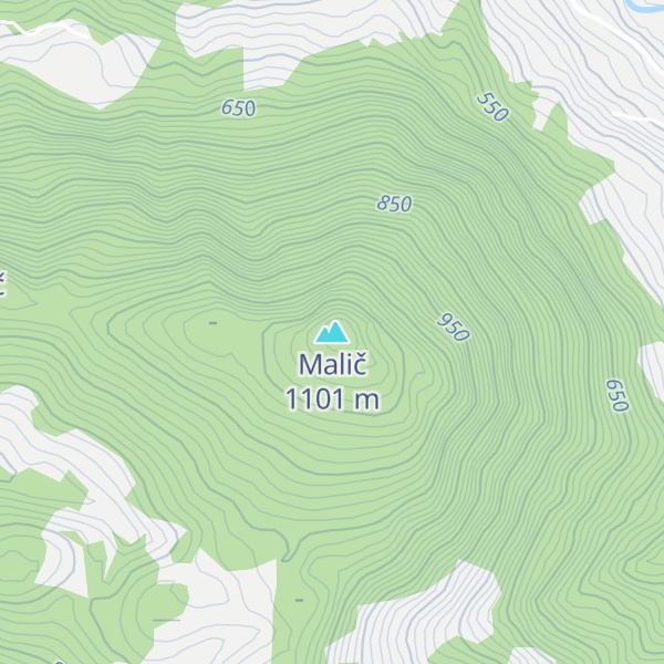 Map of Malič