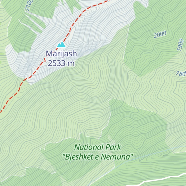 Map of Brini bulit