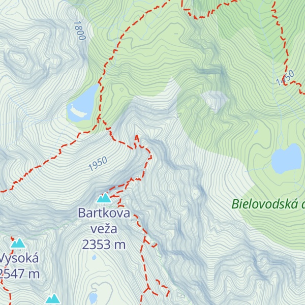 Map of Kačacia veža