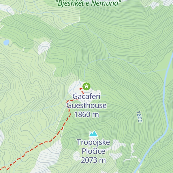 Map of Gacaferi Guesthouse