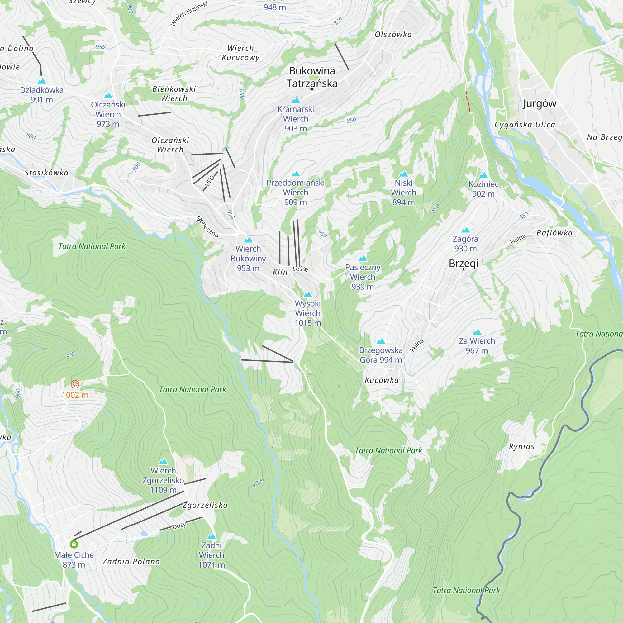 Stasinda map