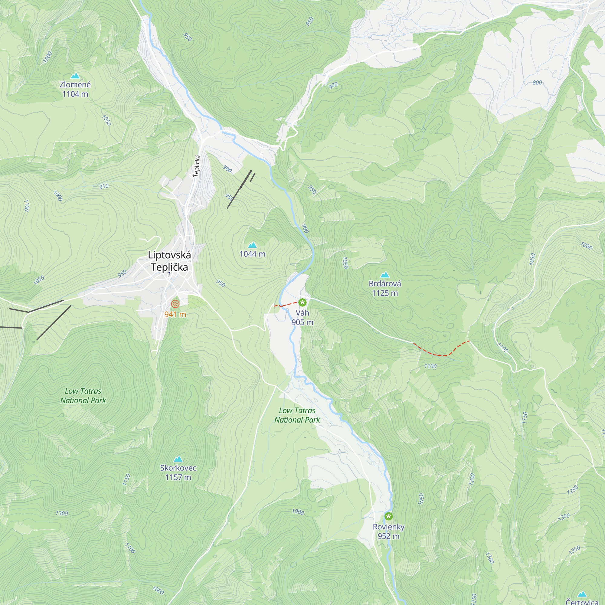 Váh map