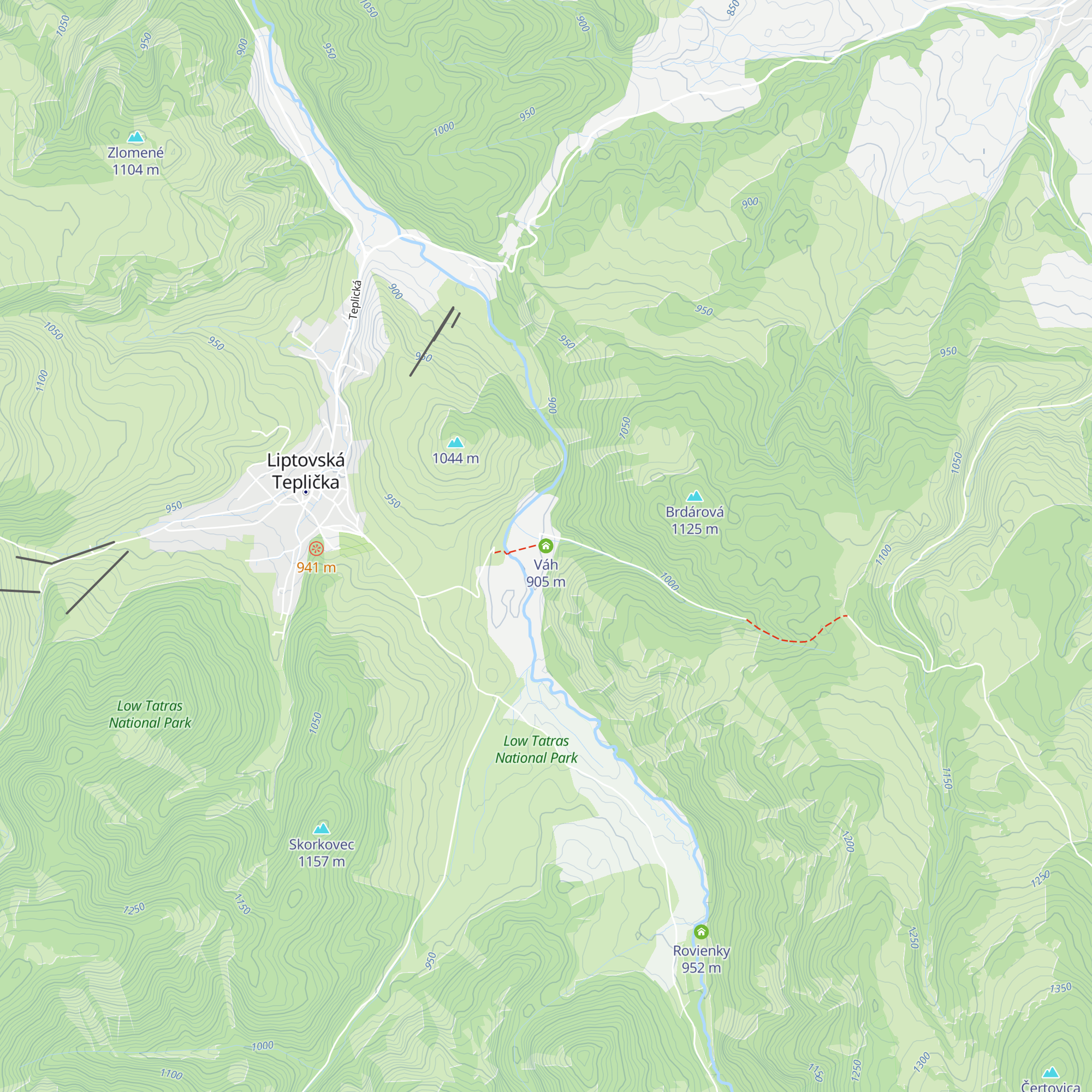 Váh map