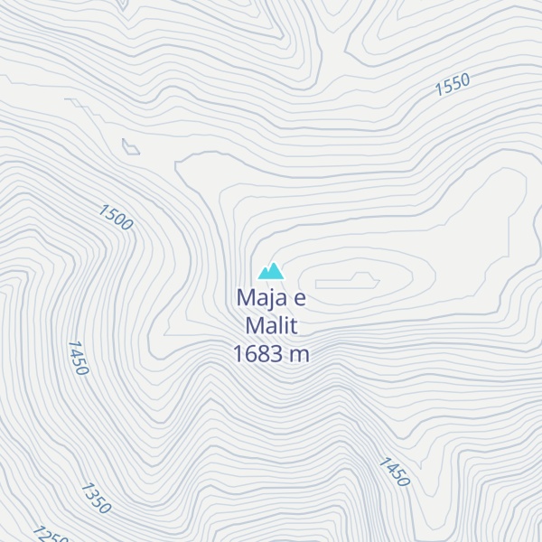 Map of Maja e Malit
