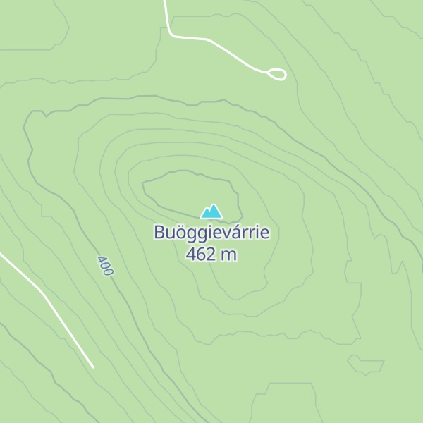 Map of Buöggievárrie