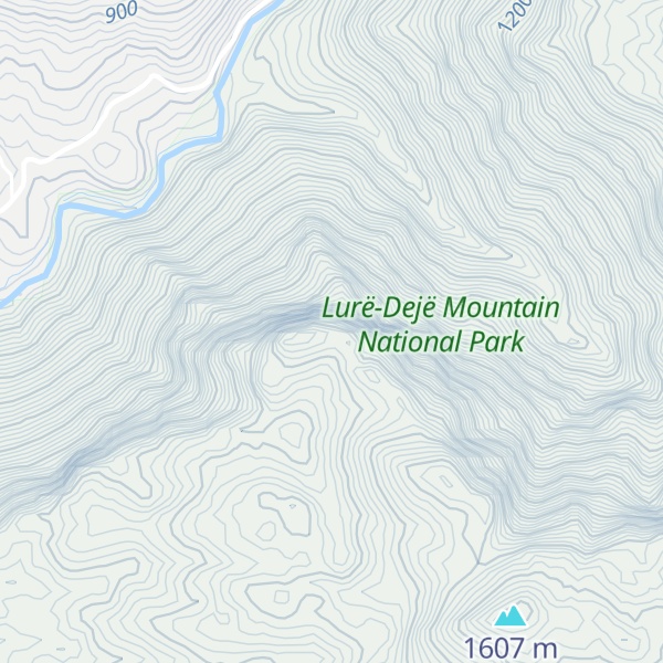 Map of Maja e Gurit Gjon