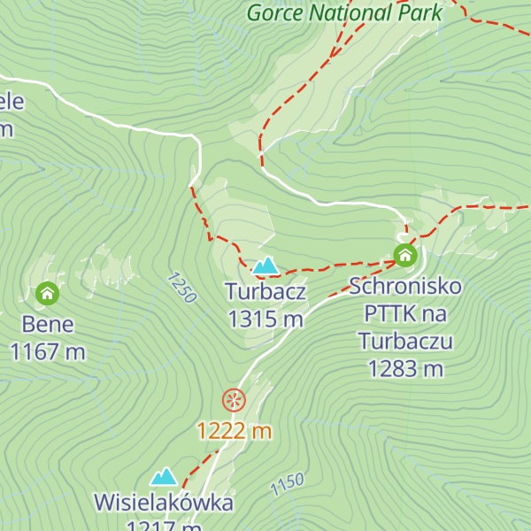 Map of Turbacz