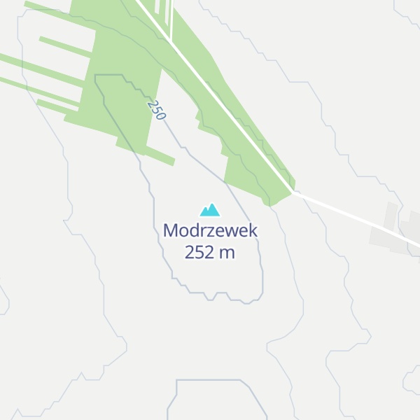 Map of Modrzewek