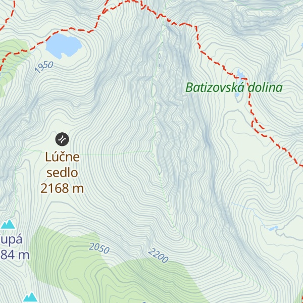 Map of Končistá