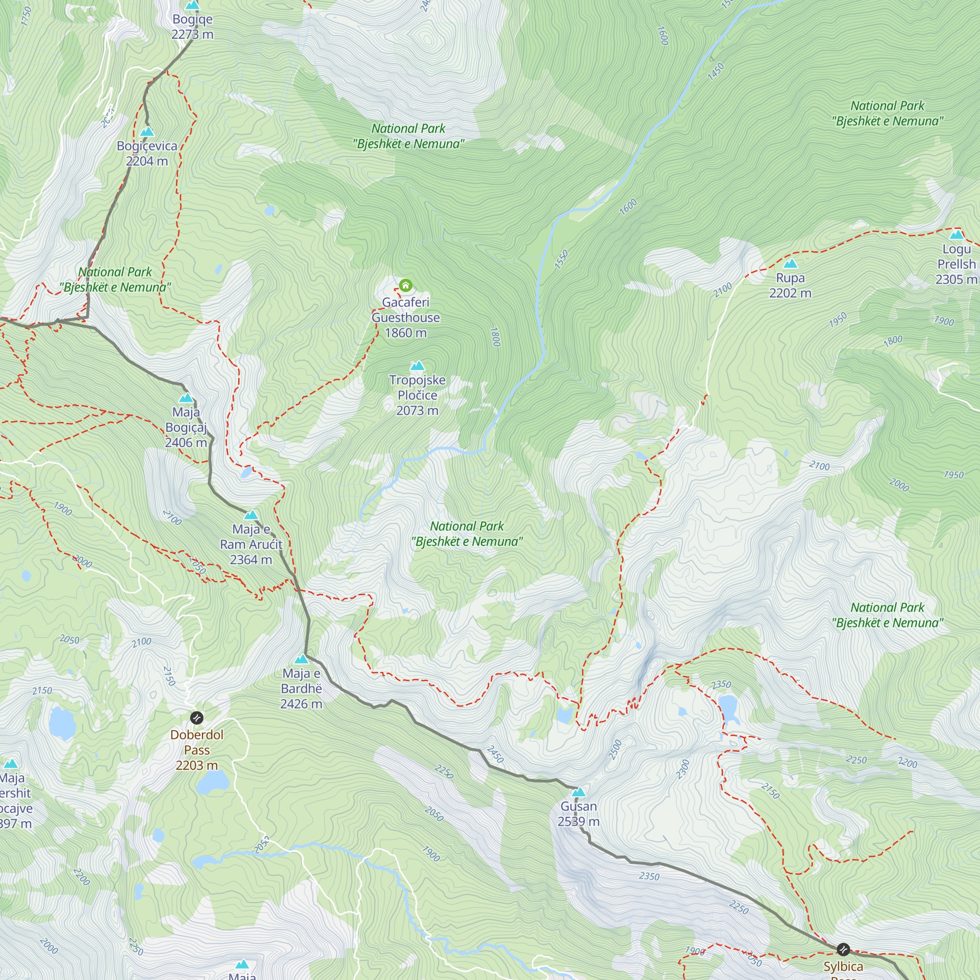 Cabin on a Rock map