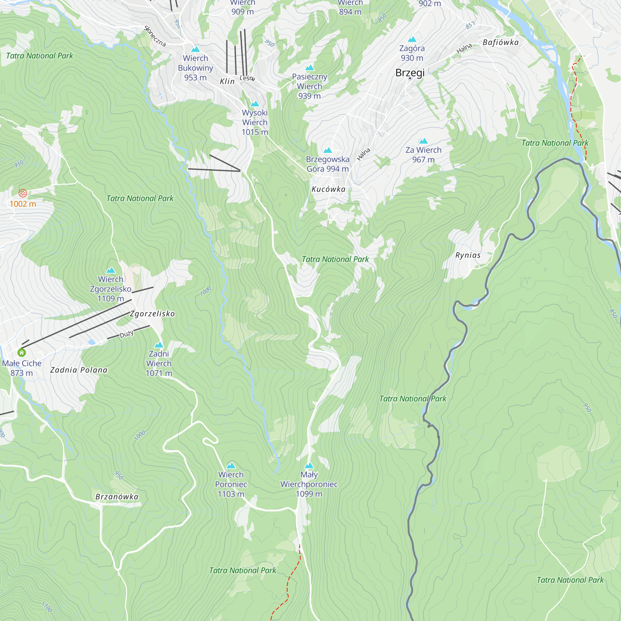 Głodówka Bigosówka map