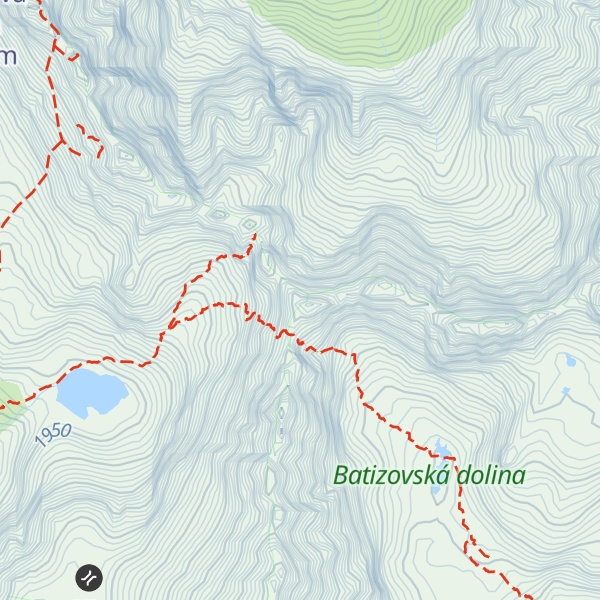 Map of Popradský ľadový štít