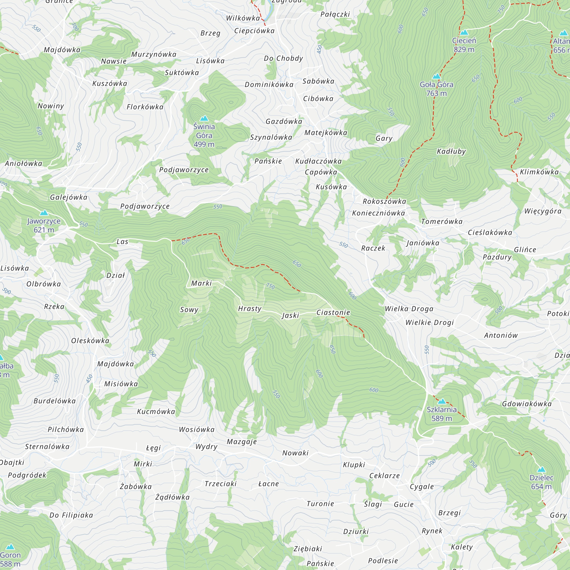 Bacówka na Wierzbanowskiej Górze map