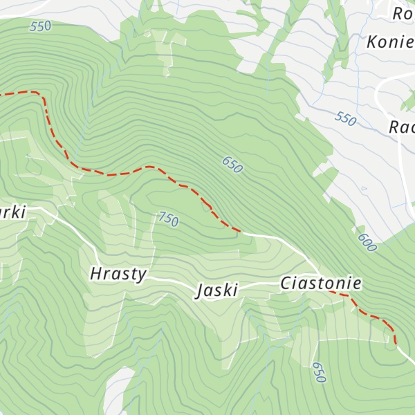 Map of Wierzbanowska Góra