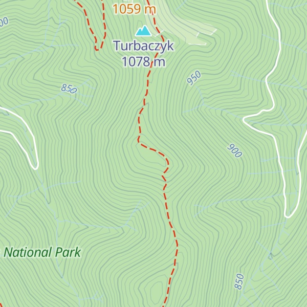Map of Wierch Spalone