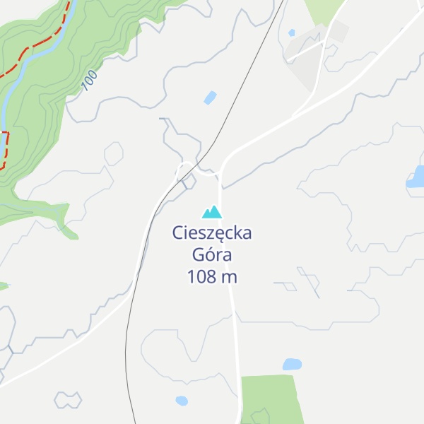 Map of Cieszęcka Góra