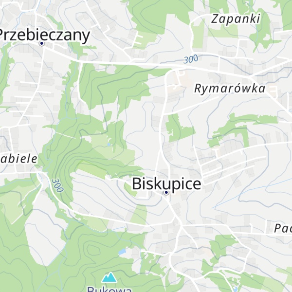 Map of Księża Góra