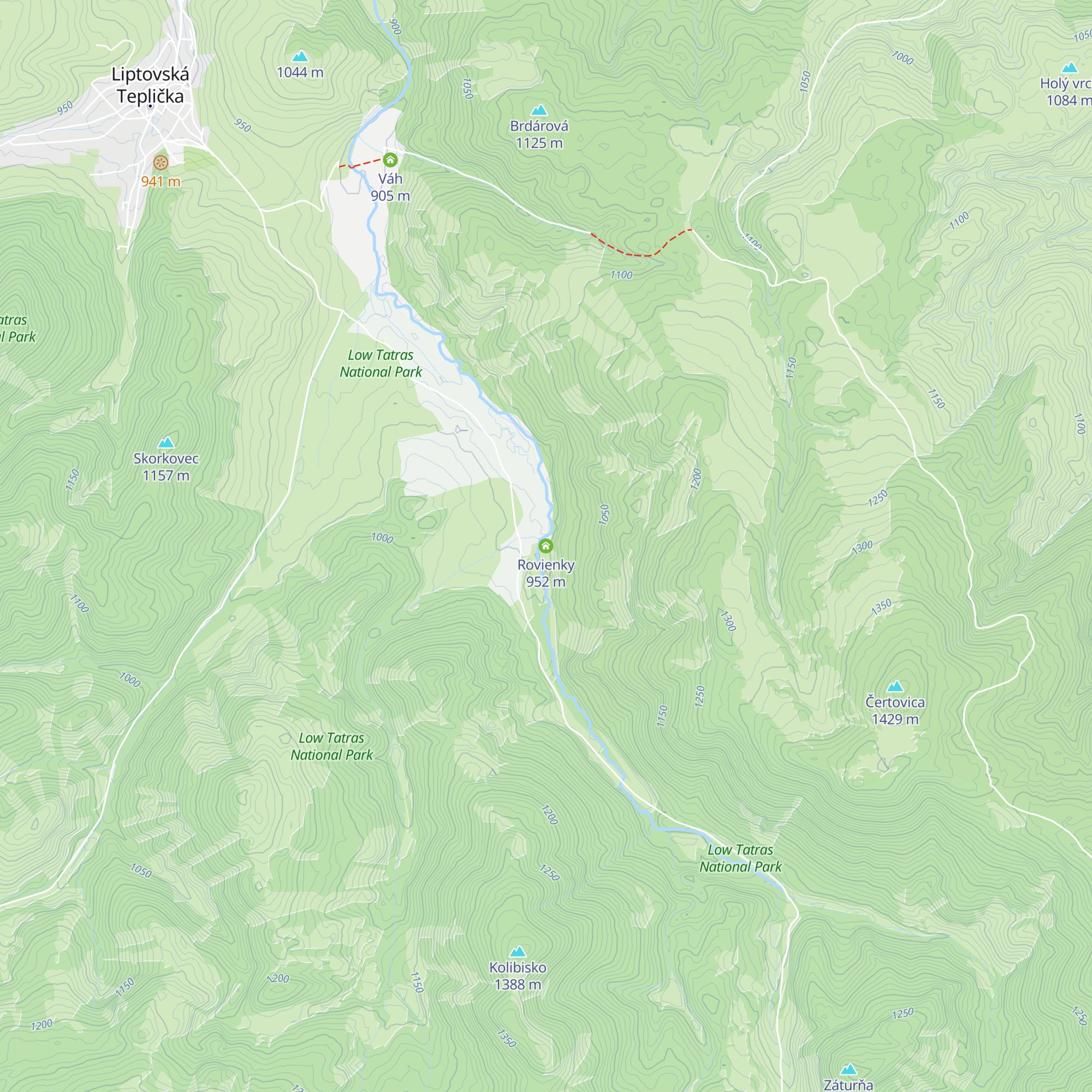 Rovienky map