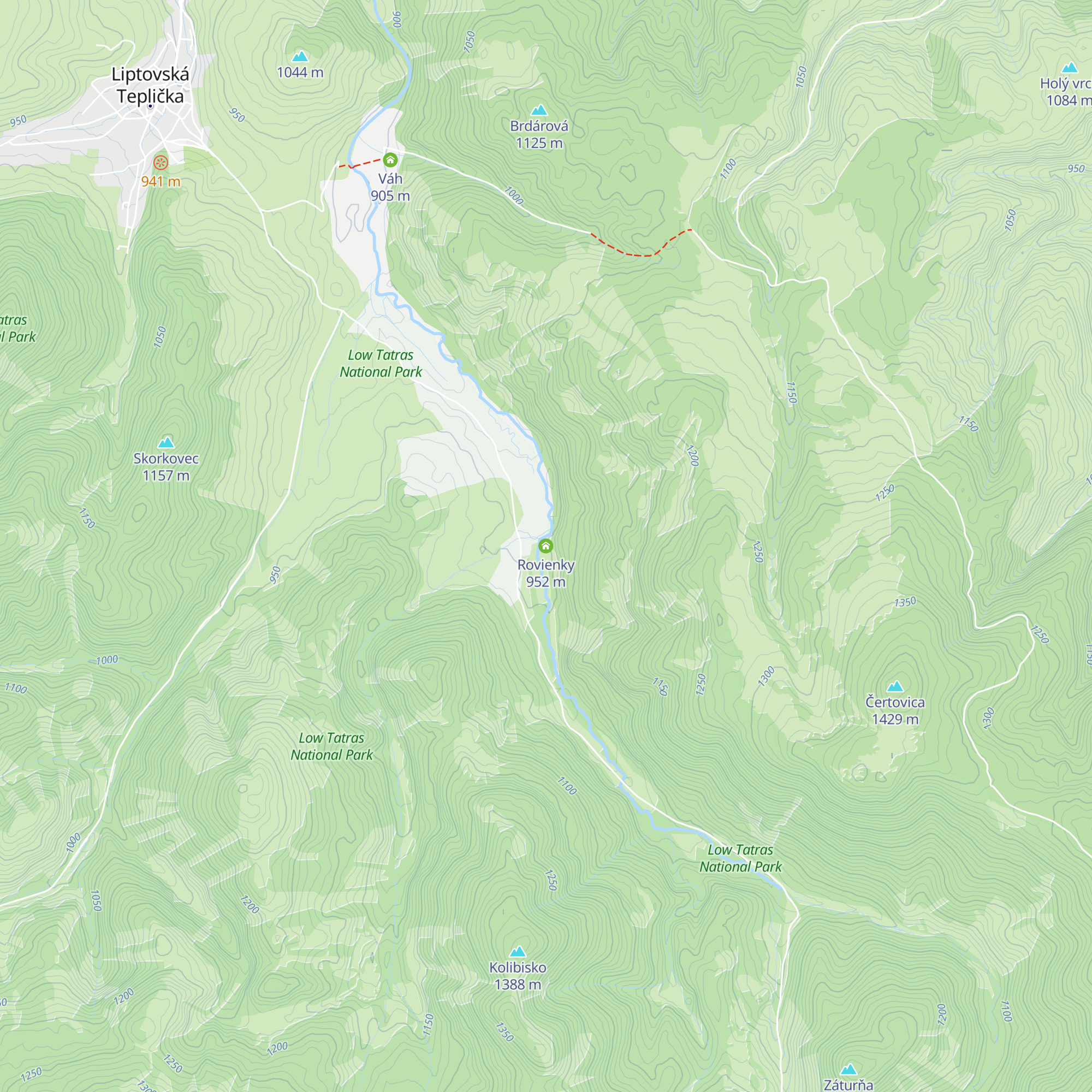 Rovienky map