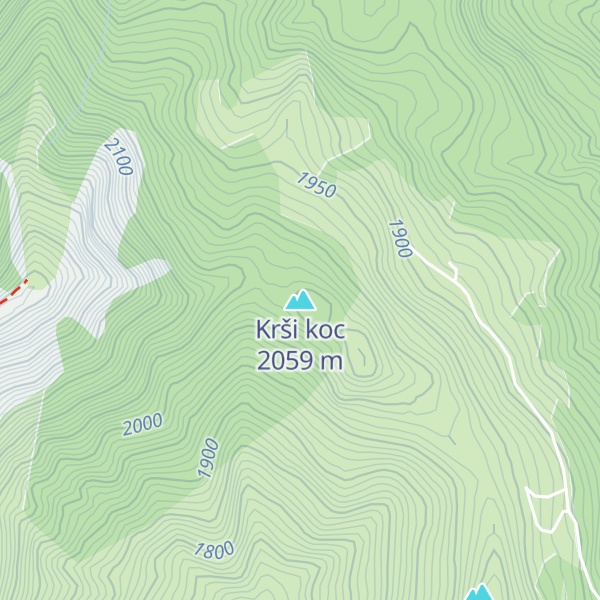 Map of Krši koc