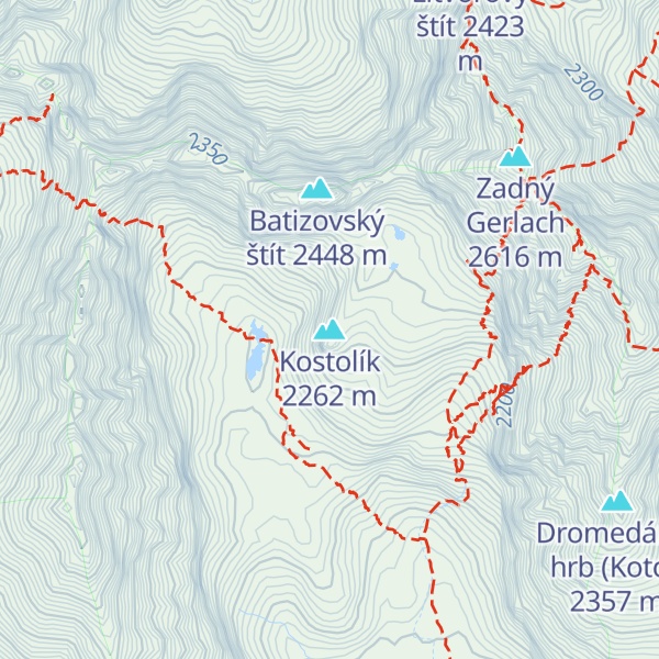 Map of Kostolík