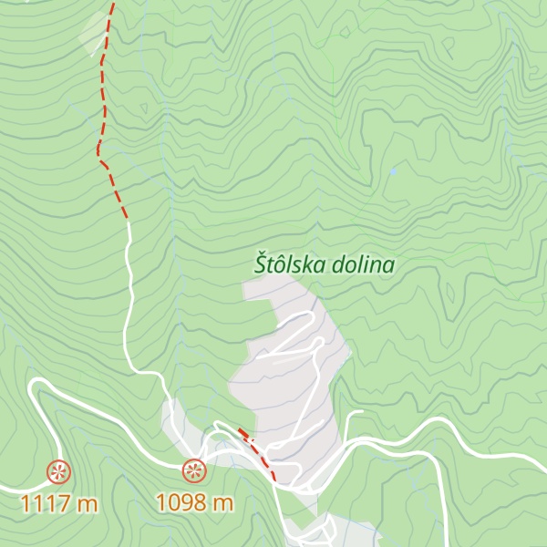 Map of Hospodársky dvor
