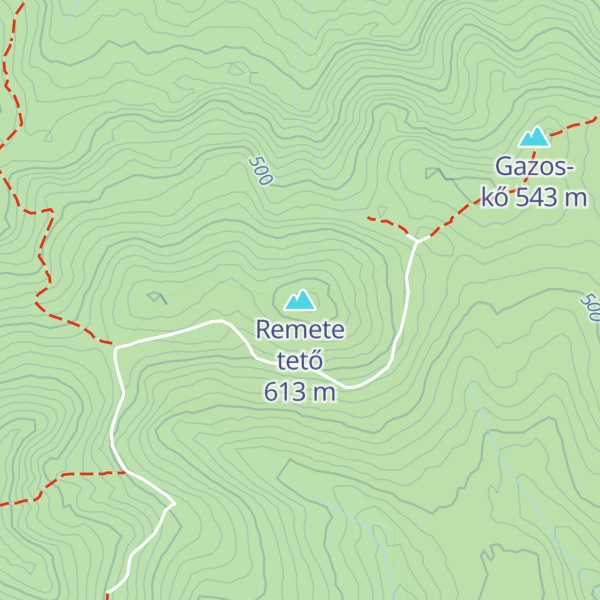 Map of Remete tető