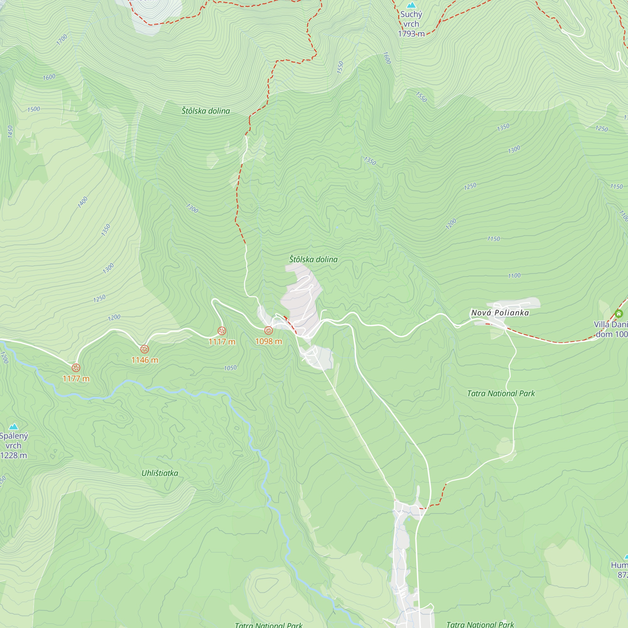 Obytný dom Limba map