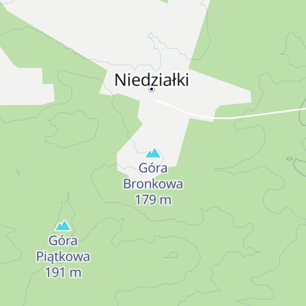 Map of Góra Bronkowa