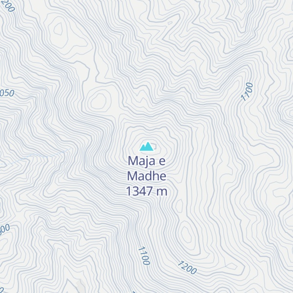 Map of Maja e Madhe