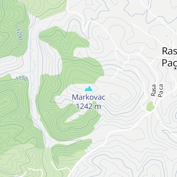 Map of Markovac