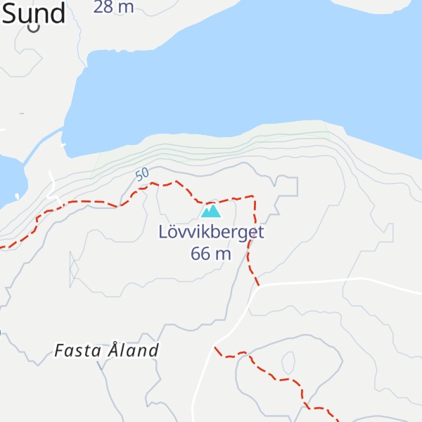 Map of Lövvikberget
